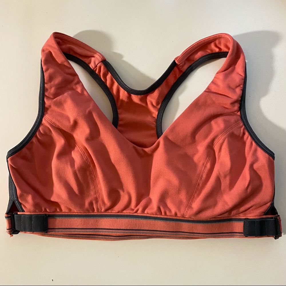 Bally Total Fitness Peach Sports Bra